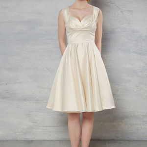 Modcloth “Aisle Be There” dress in ivory
